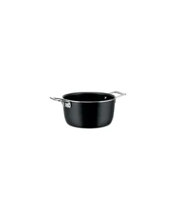 Kochtopf Pots & Pans - Schwarz - 100% recyceltes Aluminium - Designer Jasper Morrison