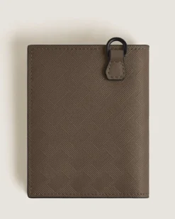 Kompakte Brieftasche 6 cc aus Extreme Leder - Haselnussbraun - Leder - MB220287 - Brieftaschen
