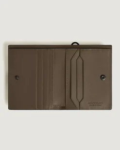 Kompakte Brieftasche 6 cc aus Extreme Leder - Haselnussbraun - Leder - MB220287 - Brieftaschen