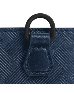 Kompakte Brieftasche 6 cc aus Extreme Leder - Tintenblau - Leder - MB198067 - Brieftaschen