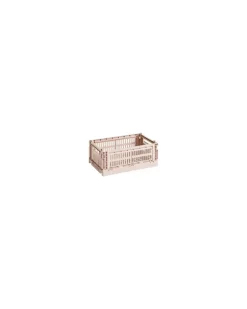 Korb Colour Crate - Beige - Recyceltes Polypropylen - Designer Hay Studio