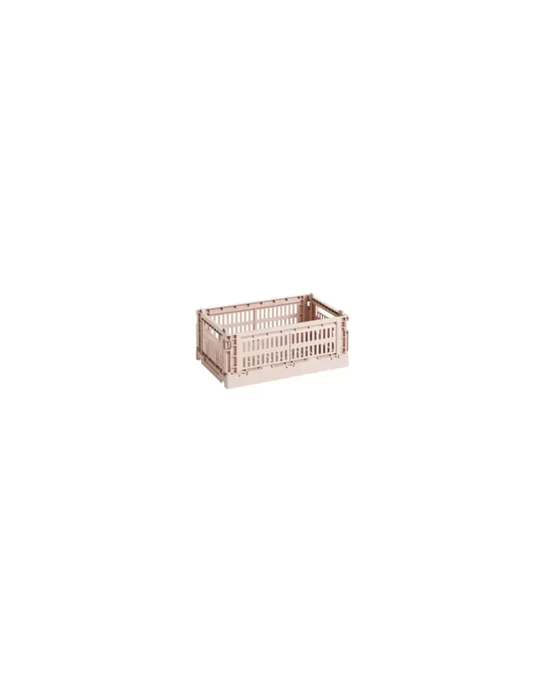 Korb Colour Crate - Beige - Recyceltes Polypropylen - Designer Hay Studio