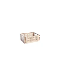 Korb Colour Crate - Bunt - Recyceltes Polypropylen - Designer Hay Studio