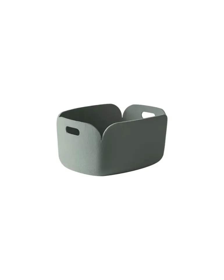 Korb Restore - Grün - Filz, recycelt - Designer Mika Tolvanen