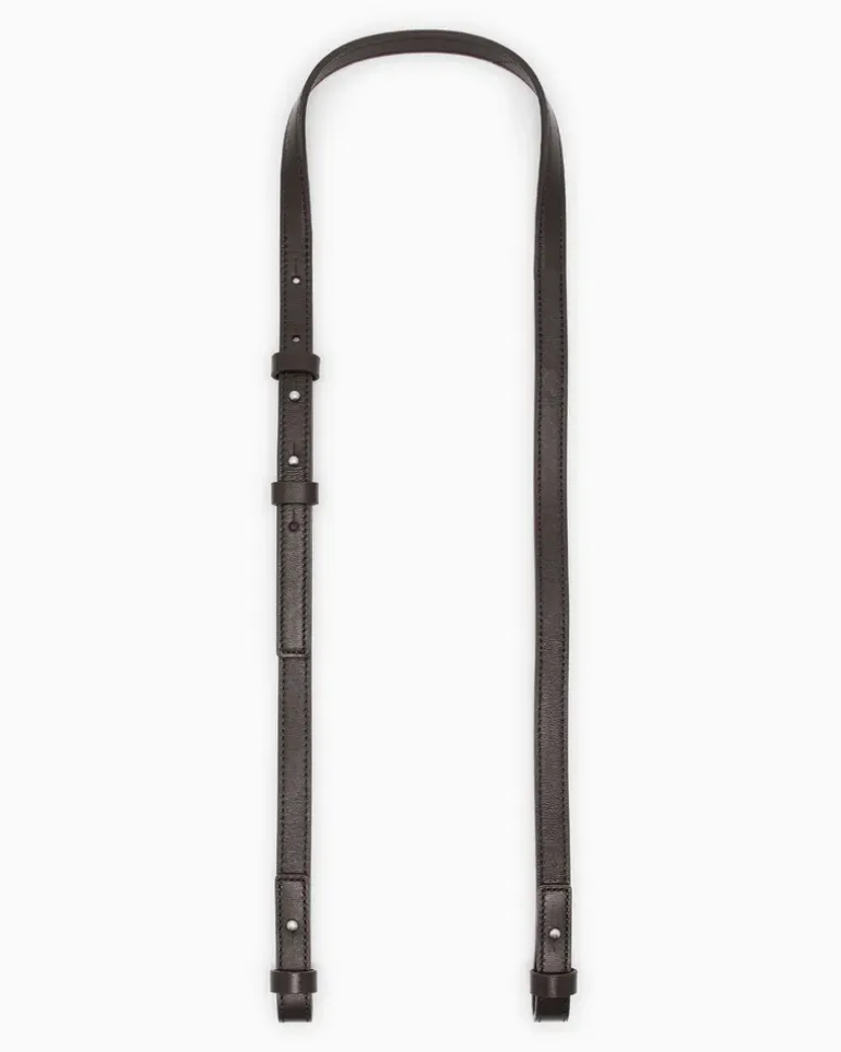Kosmetiktasche aus weichem Leder mit Futter aus Baumwolle Braun