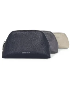 Kosmetiktasche mit Logo-Print - Blau