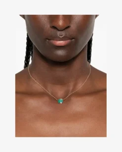 18kt Rose Gold Petit Joli Multi-Stone Necklace Ss26 W Green
