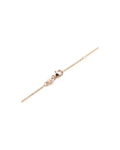 18kt Rose Gold Princess Flower Dubai Diamond Necklace Continuty
