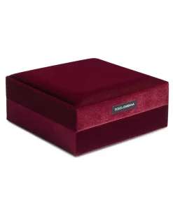 18kt Royal Gelbgold-Manschettenknöpfe mit Jade, Rubin und Saphir