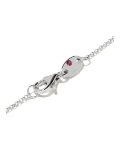 18kt White Gold Diamond Princess Flower Necklace Continuty