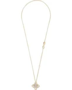 18kt Yellow Gold Princess Flower Dubai Diamond Necklace Ss26 W