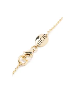 18kt Yellow Gold Sapphire Pendant Necklace Continuty