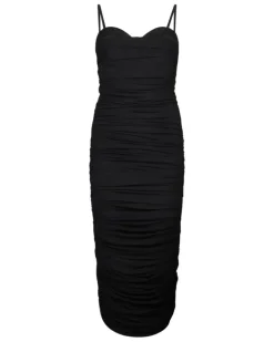 Kurzes Tüllkleid - Schwarz
