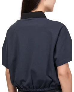 Kurzärmeliges Poloshirt Blue