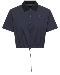Kurzärmeliges Poloshirt Blue