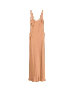 Lace-trim Slip Dress Neutrals