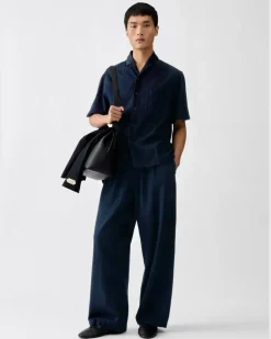 La Chemise Pyjama Denim - Blau Dunkelmarineblau
