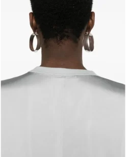 Langarmshirt mit Kontrasteinsatz - Grau