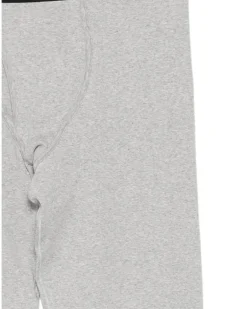 Lange Unterhose mit Logo-Bund - Grau