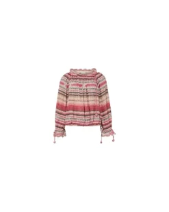 Langärmeliges Top Nalyna Pink