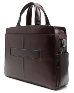 Laptoptasche aus Leder - Braun