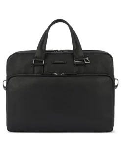Laptoptasche mit Fach - Schwarz
