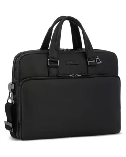 Laptoptasche mit Fach - Schwarz