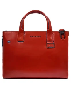 Laptoptasche mit Henkel - Rot