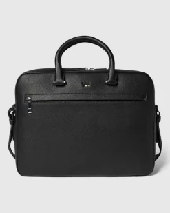 Laptoptasche mit Label-Detail Modell 'Ray Black