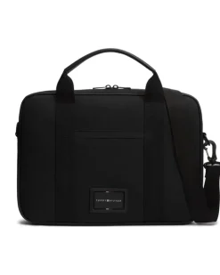 Laptoptasche mit Logo-Patch - Schwarz