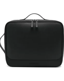 Laptoptasche mit Logo-Prägung - Schwarz