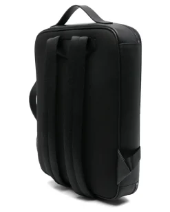Laptoptasche mit Logo-Prägung - Schwarz