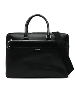Laptoptasche mit Logo-Prägung - Schwarz