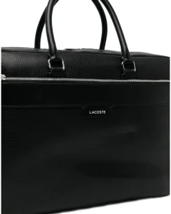 Laptoptasche mit Logo-Prägung - Schwarz