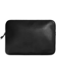 Laptoptasche mit Logo-Prägung - Schwarz