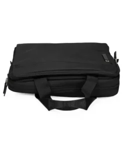 Laptoptasche mit Logo-Schild - Schwarz