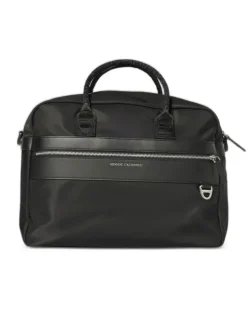 Laptoptasche mit Logo-Streifen - Schwarz