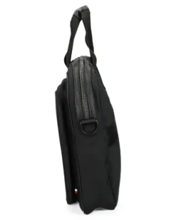 Laptoptasche mit Logo-Streifen - Schwarz