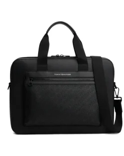 Laptoptasche mit Reißverschluss - Schwarz