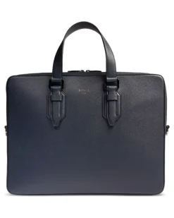 Laptoptasche mit Schnallendetail - Blau
