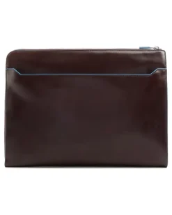 Laptoptasche mit verstaubaren Henkeln - Braun