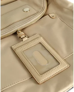 Laptoptasche mit verstellbarem Riemen - Nude