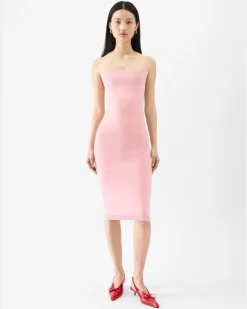 La Robe Maille Sera - Rosa Hellrosa