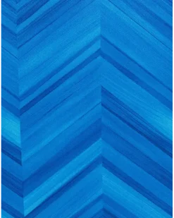 Layers Inlay Hocker - Blau