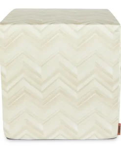 Layers Inlay Hocker - Nude