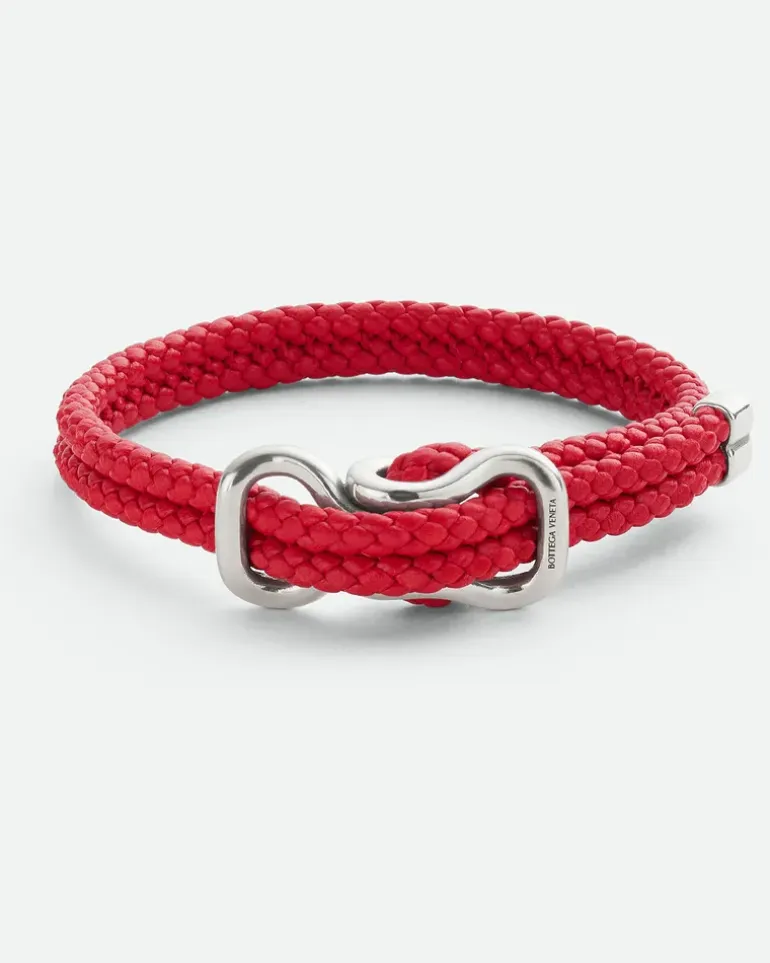 Leather Armband-Rot - Herren