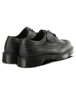 leather derby shoes - Schwarz