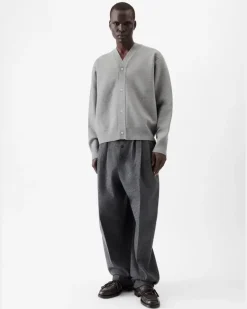 Le Cardigan Boutonné - Grau