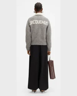 Le Cardigan Jacquemus - Grau