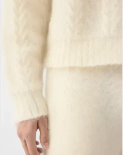 Le Cardigan Nuvola - Weiß Cremeweiß